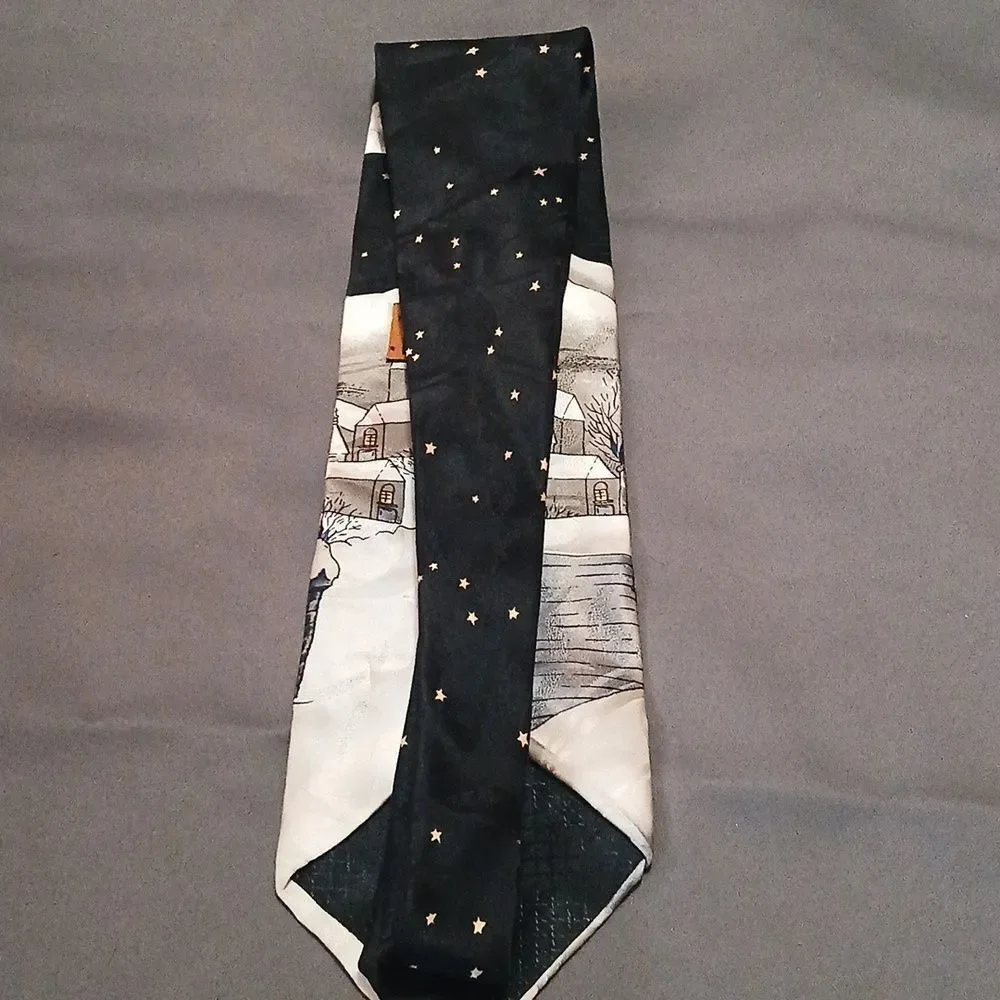 Van Heusen vintage Coca Cola Santa Italian Silk Tie NWOT
